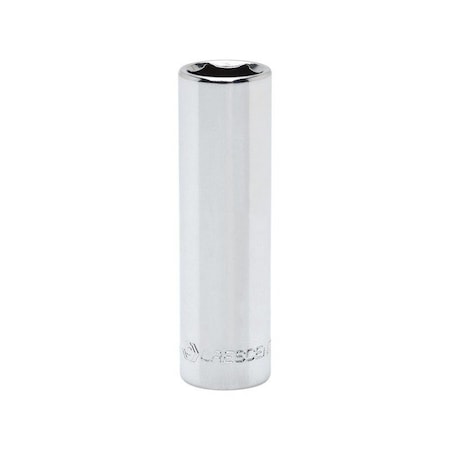 Weller Crescent 7 mm X 1/4 in. drive Metric 6 Point Deep Socket 1 pc CDDS14N